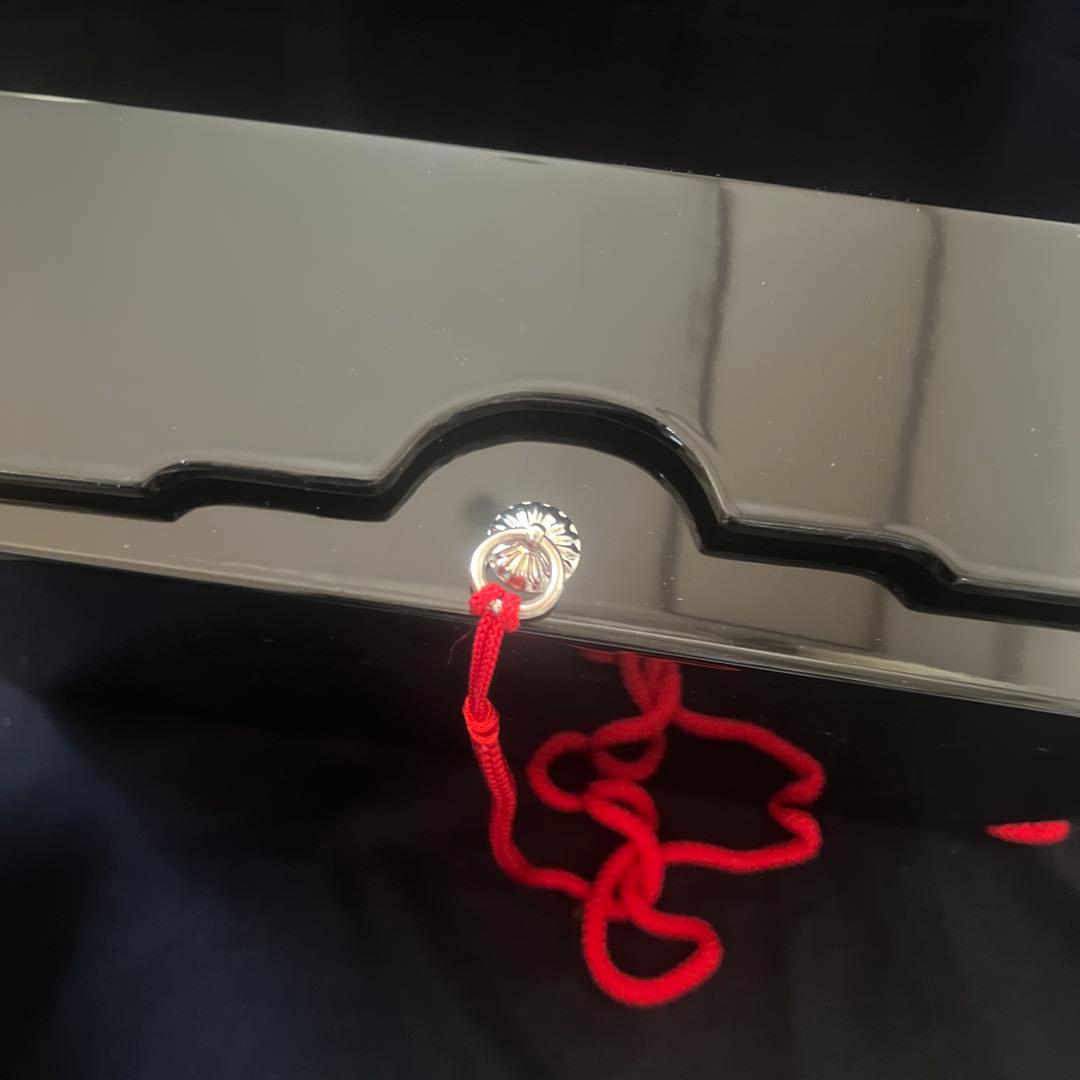 免状箱　本黒漆塗り　漆塗り　木製漆器　若柳家元　非売品　書箱　若柳流　日本舞踊