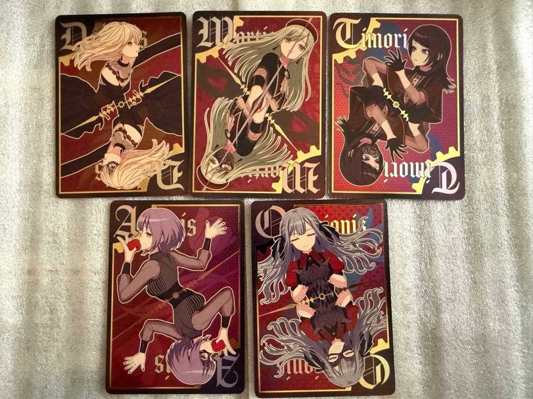 Ave Mujica KiLLKiSS 特典キャラクターカード5種 コンプセット