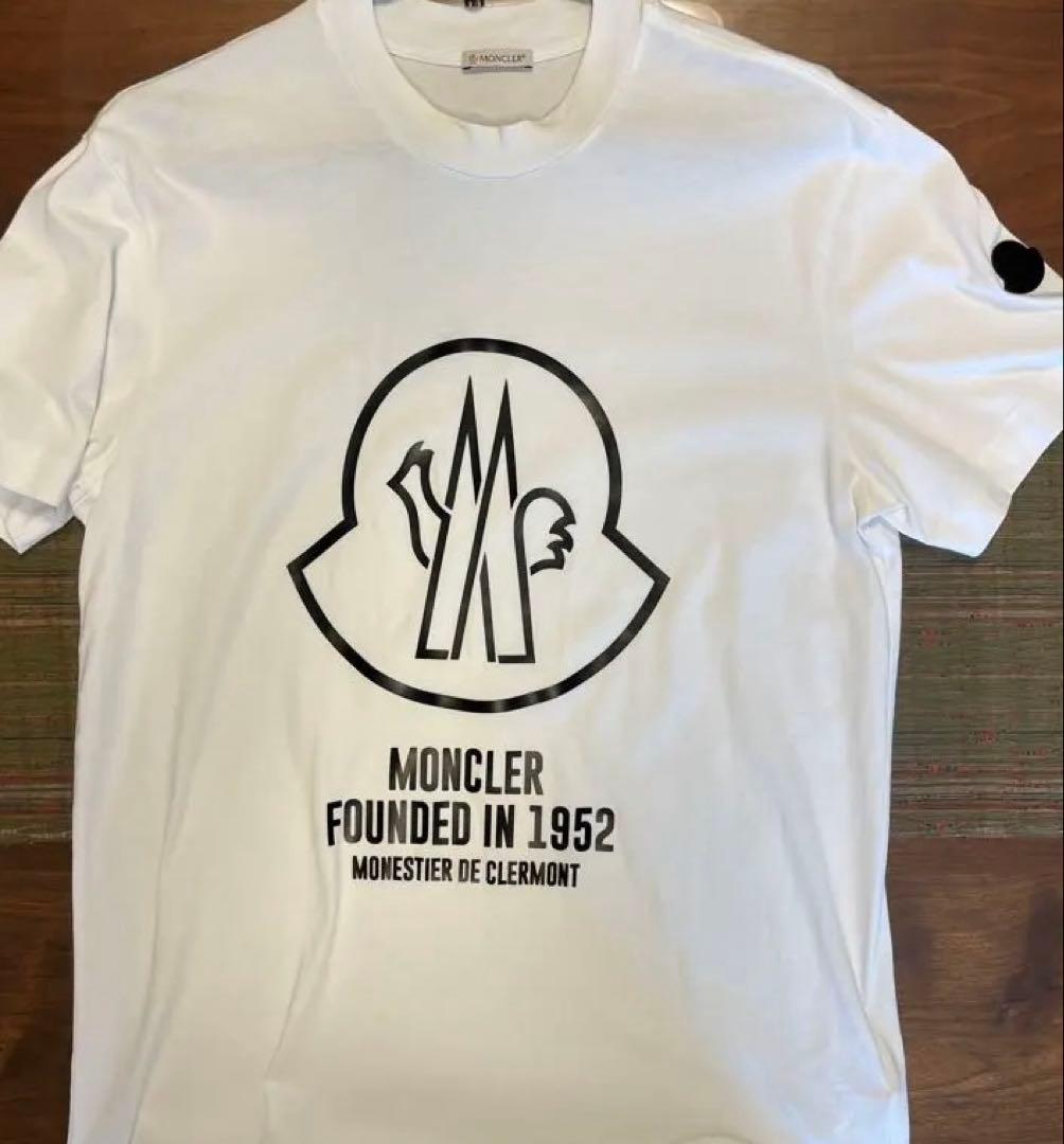 極美品！MONCLER ロゴプリント Tシャツ 1952年設立