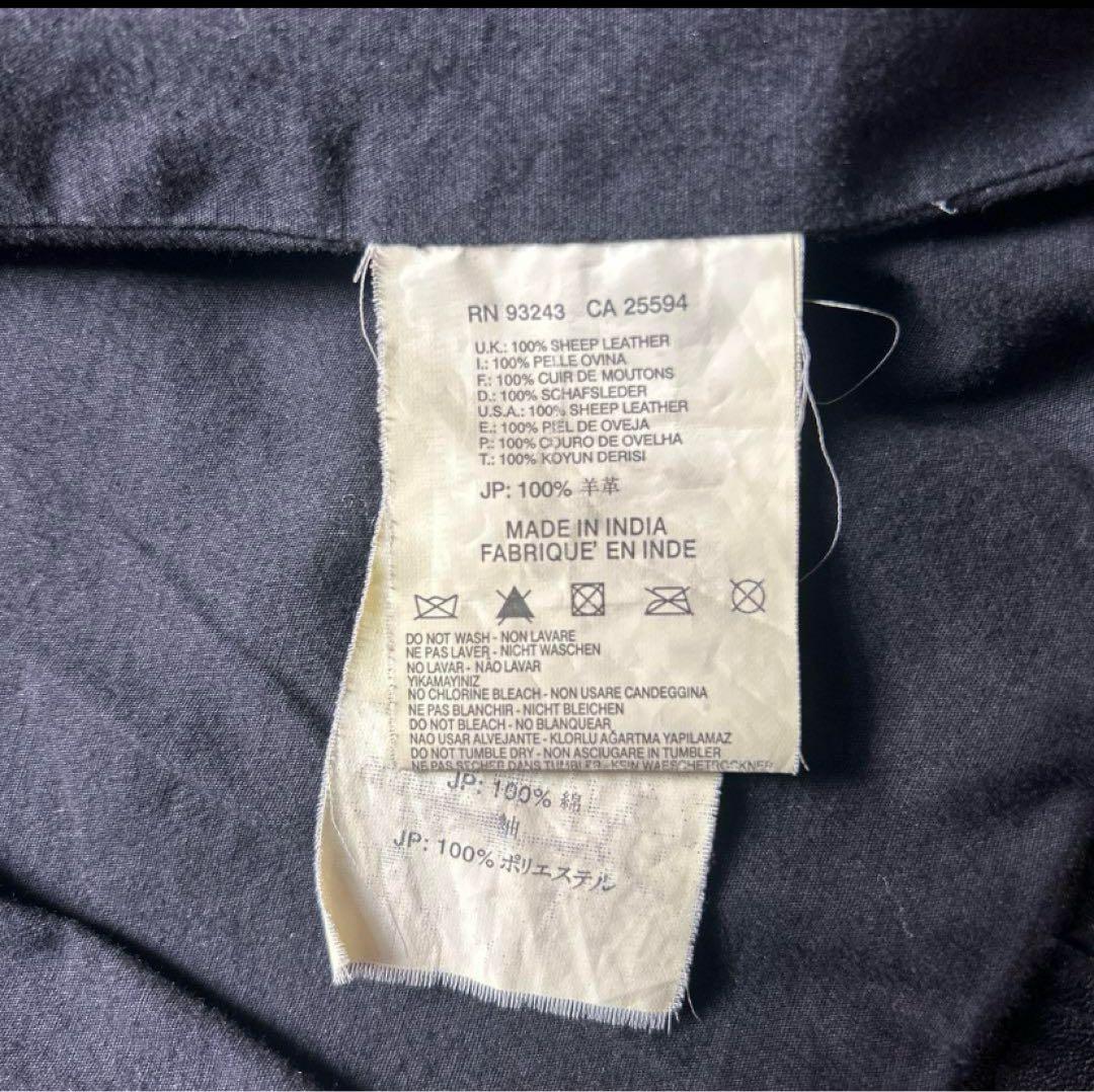 90s Dieselシングルライダース レザージャケット 羊革 size L