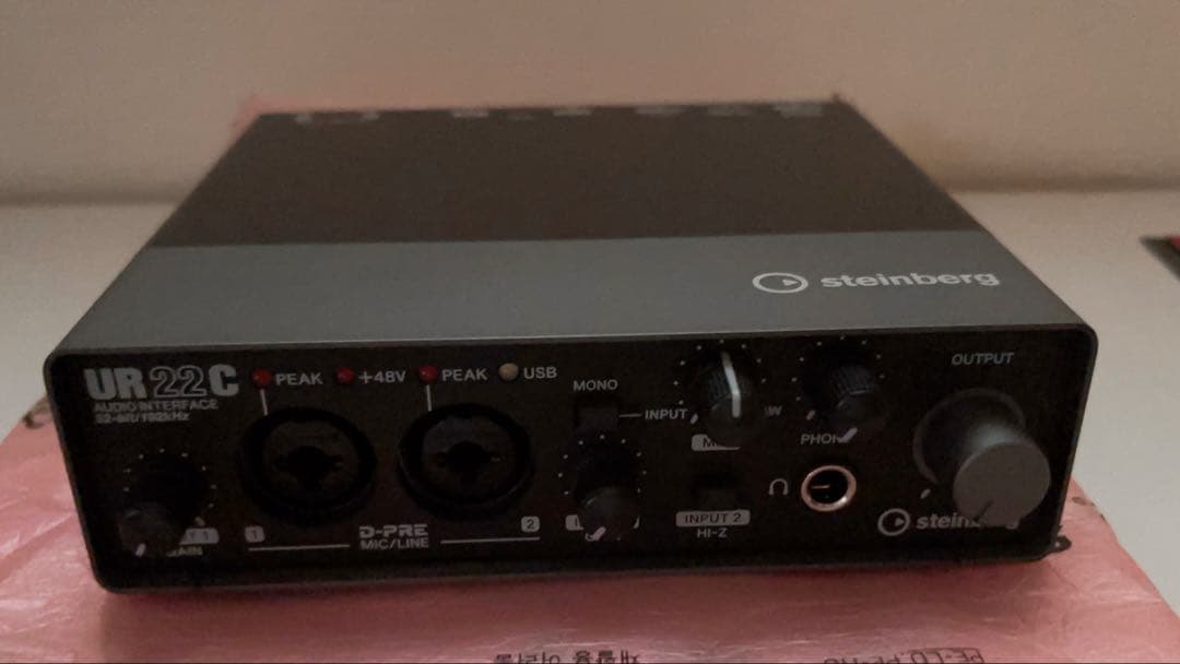 Steinberg UR22C オーディオインターフェース USB3.0