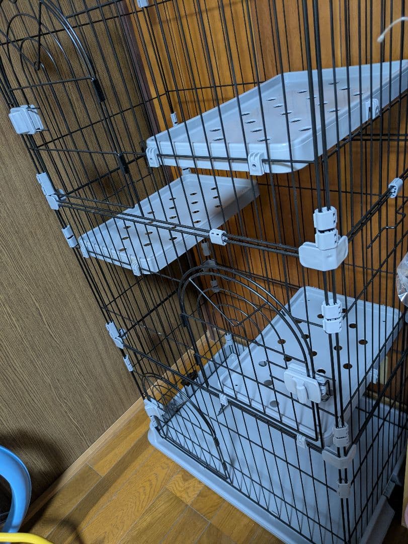 大型キャットケージ 3段式