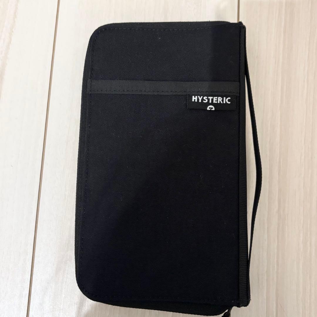 HYSTERIC GLAMOUR パスポート ケース ブラック