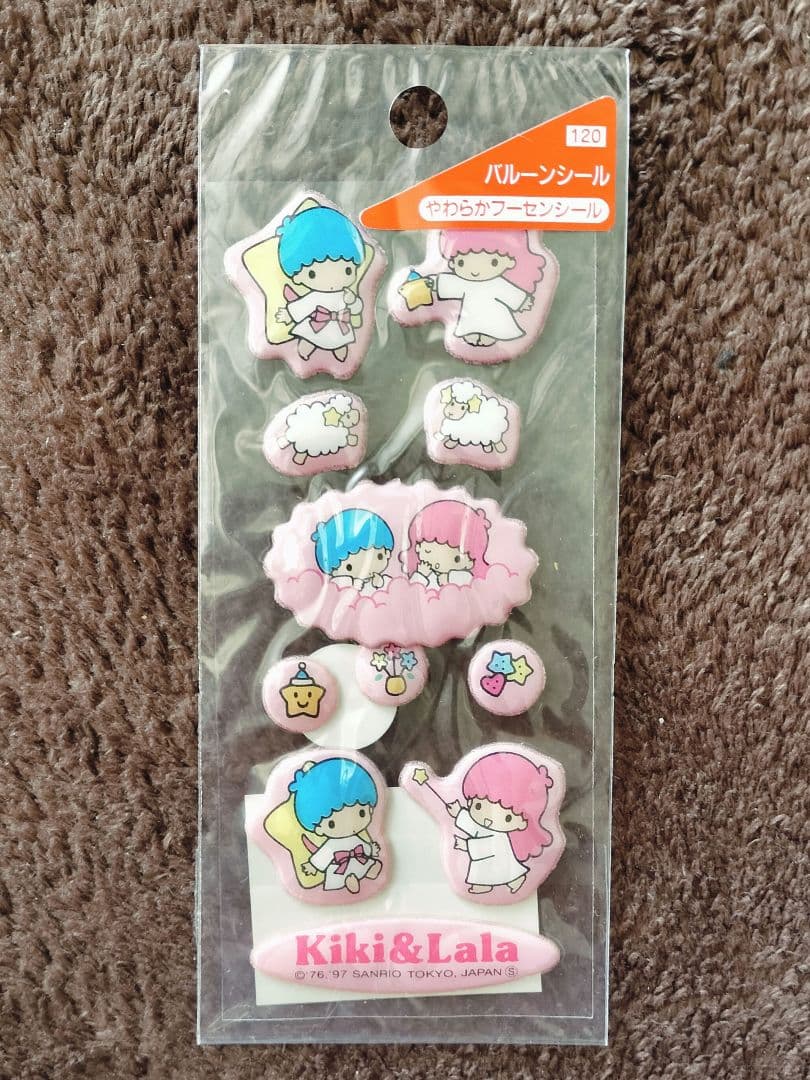 キキララ 90年代元祖？ぷくぷくシールと赤えんぴつセット
