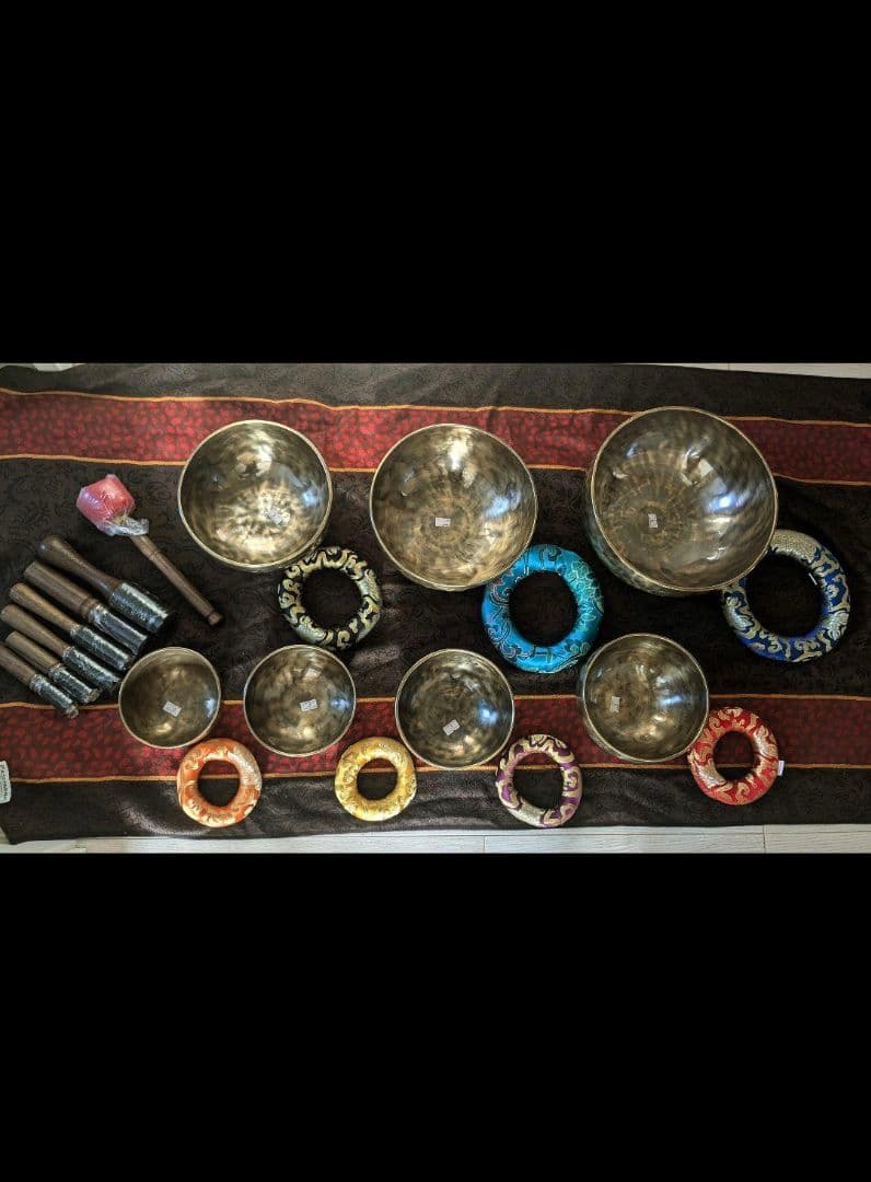 jirouさん専用＊【フルムーンシンギングボウル 7チャクラセット】