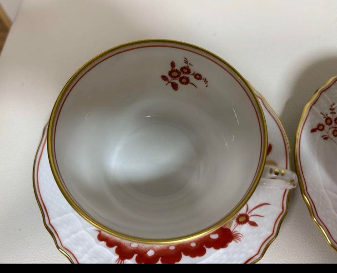 未使用近極美品　リチャードジノリ レット コック カップ&ソーサー✨イタリア1客