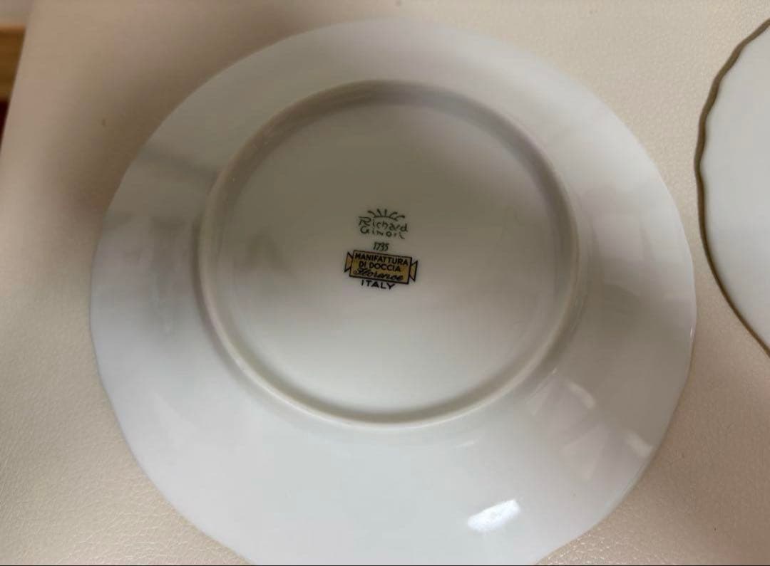 未使用近極美品　リチャードジノリ レット コック カップ&ソーサー✨イタリア1客