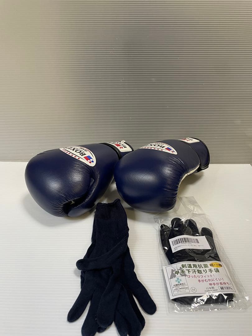 ISAMI BOXER 14oz ネイビー ボクシンググローブ