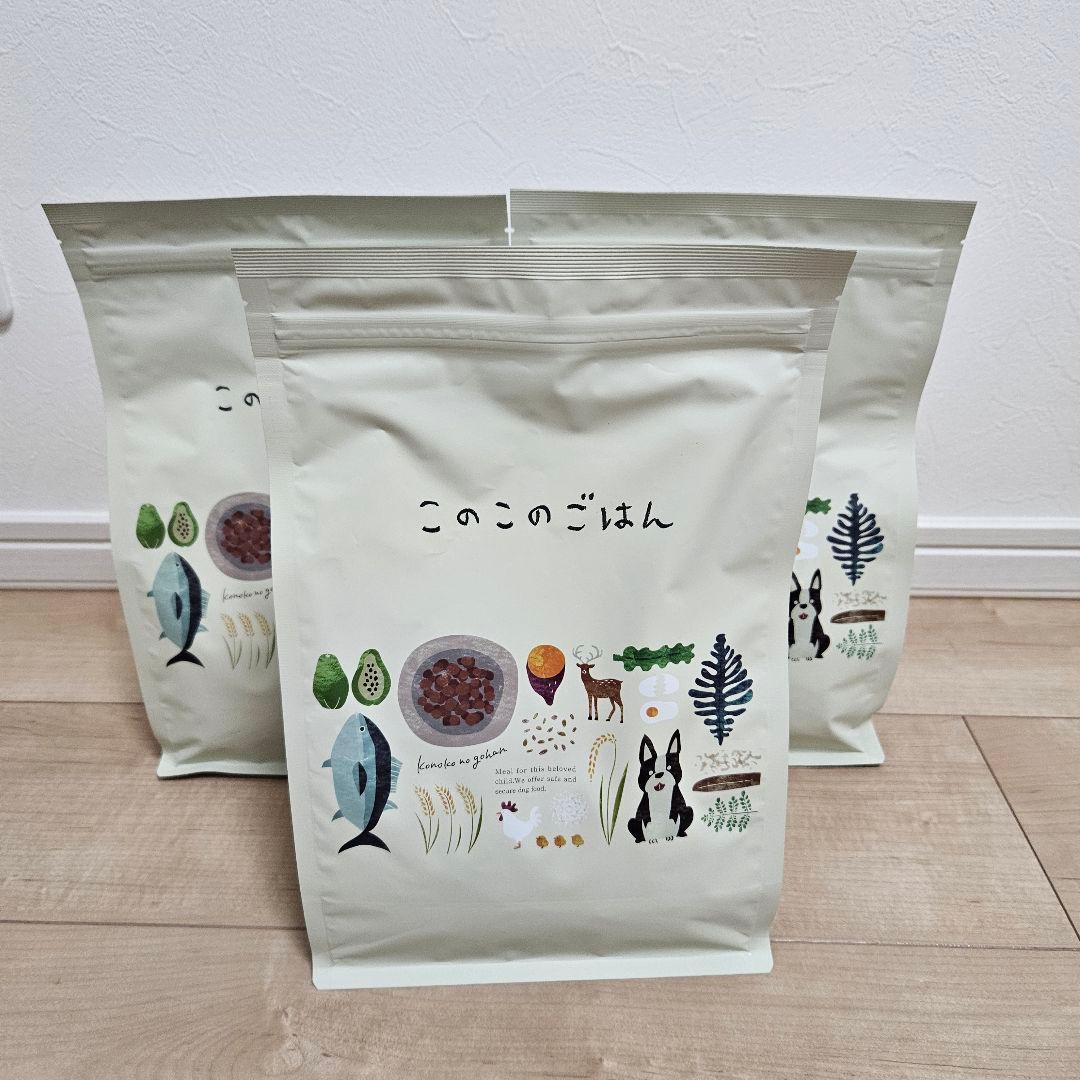 コノコトトモニ このこのごはん1kg×4袋　ドッグフード