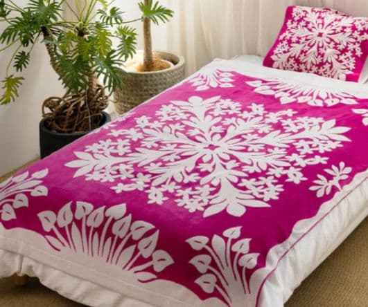 タオルケット ノヘアシリーズ #861a　プルメリアピンク