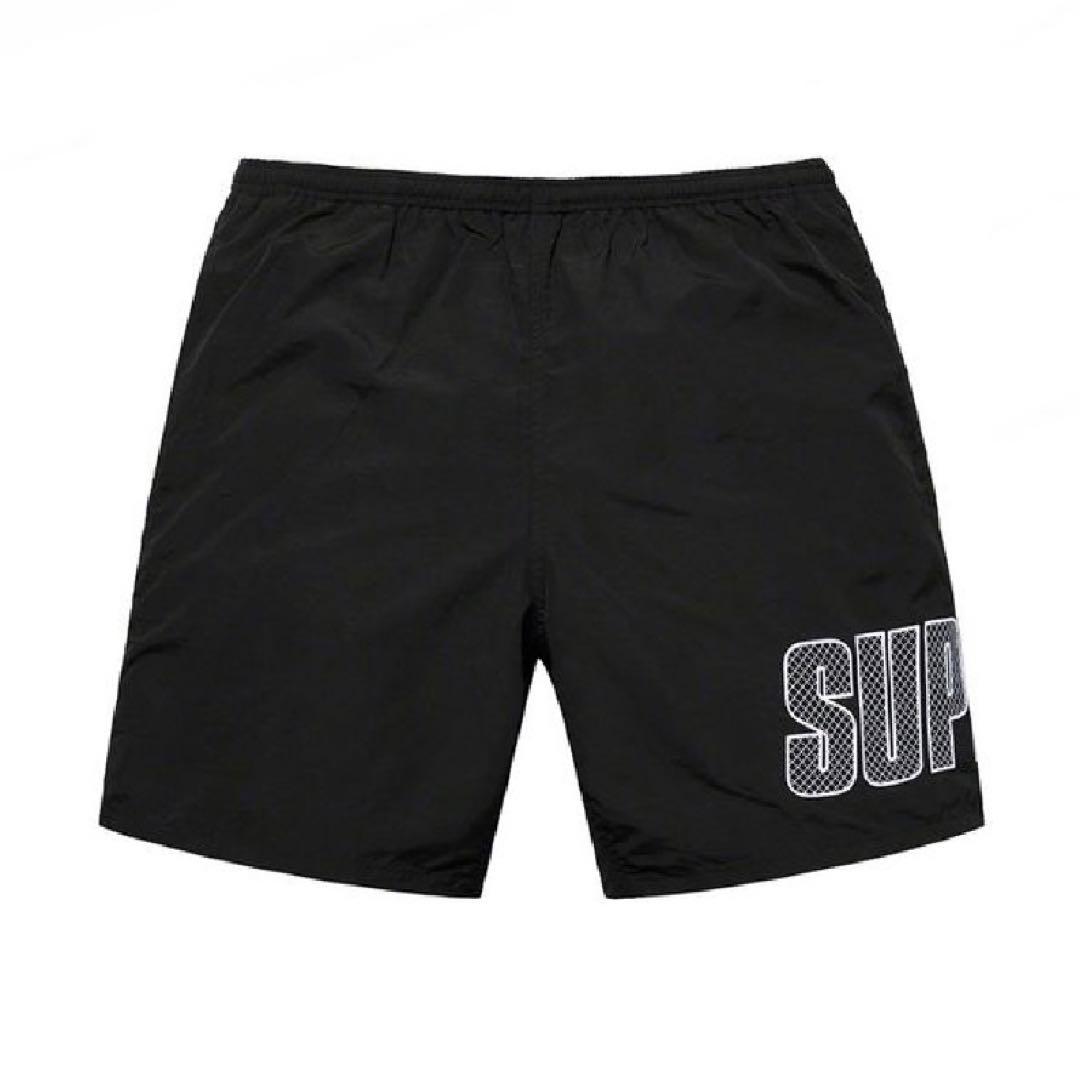 水着・ラッシュガード Supreme Logo Applique Water Short black