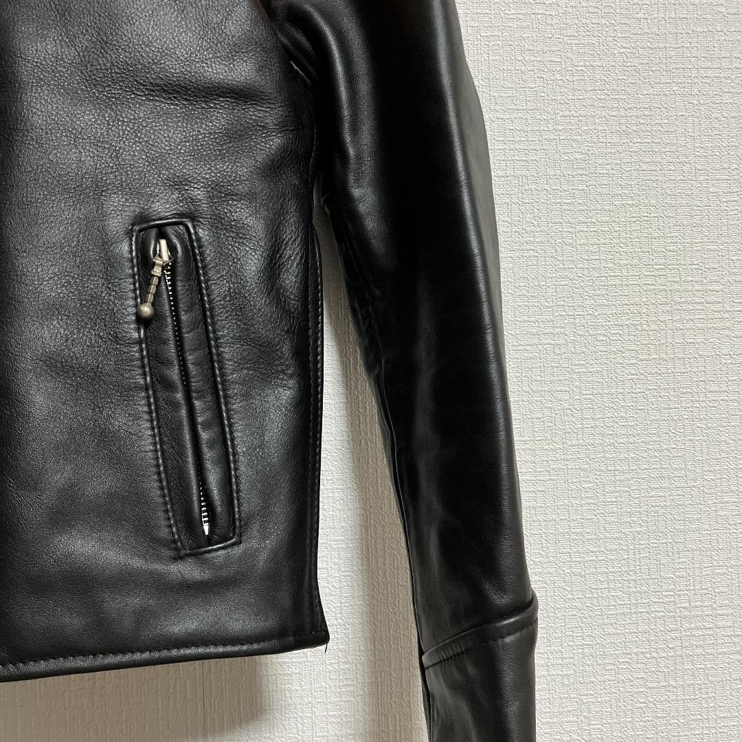 Reminiscence本革レザーライダースジャケット36シングルレミニッセンス