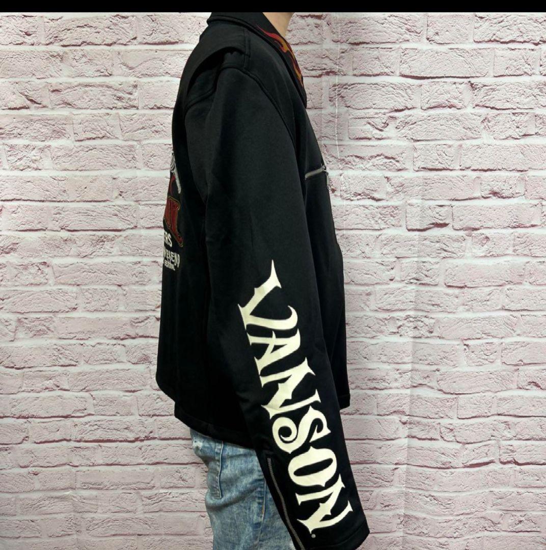 ニ*ん様 【超極美品】VANSON バンソン ライダースジャケット XXL 黒
