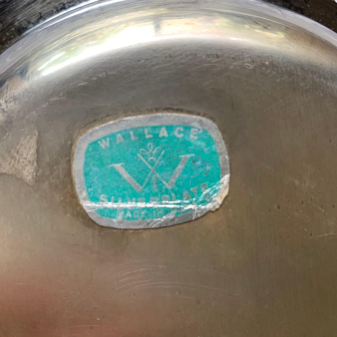 ヴィンテージ　WALLACE ウォレス　シルバープレート　銀のトレイ
