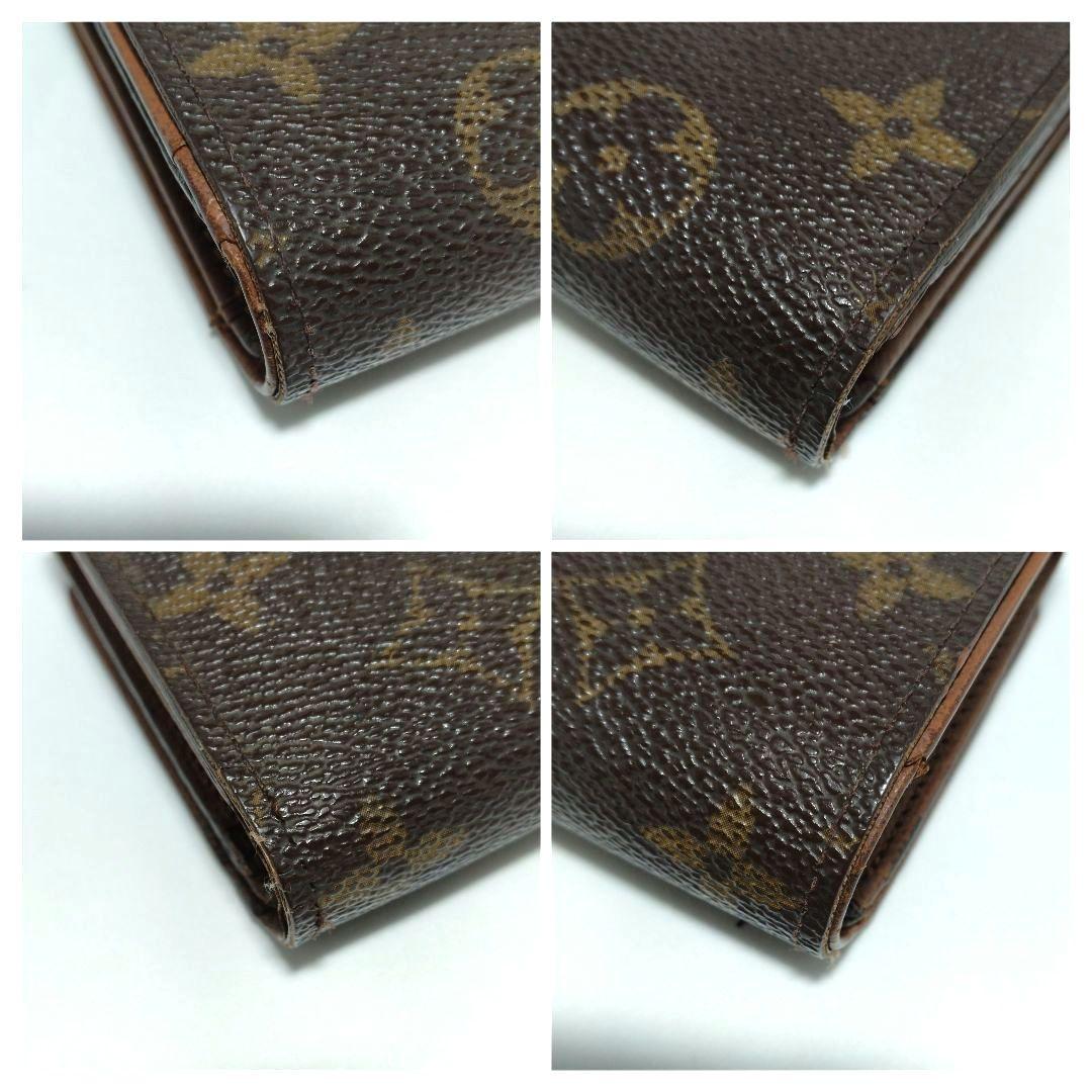 ルイヴィトン ポルトモネ ビエ トレゾール モノグラム 折り財布 PVC レザー