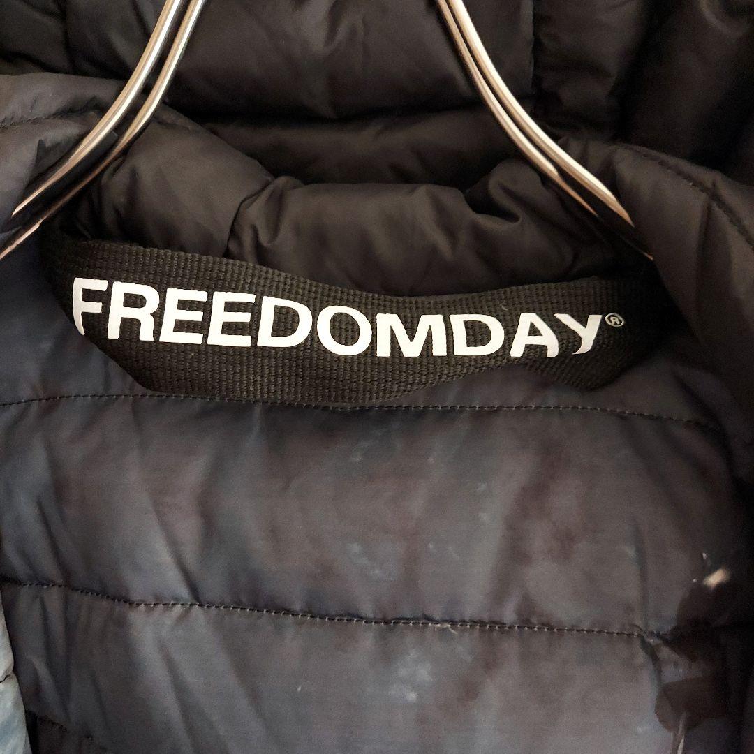 【FREEDOMDAY】フリーダムデイ フルジップ 中綿ジャケット L相当 黒