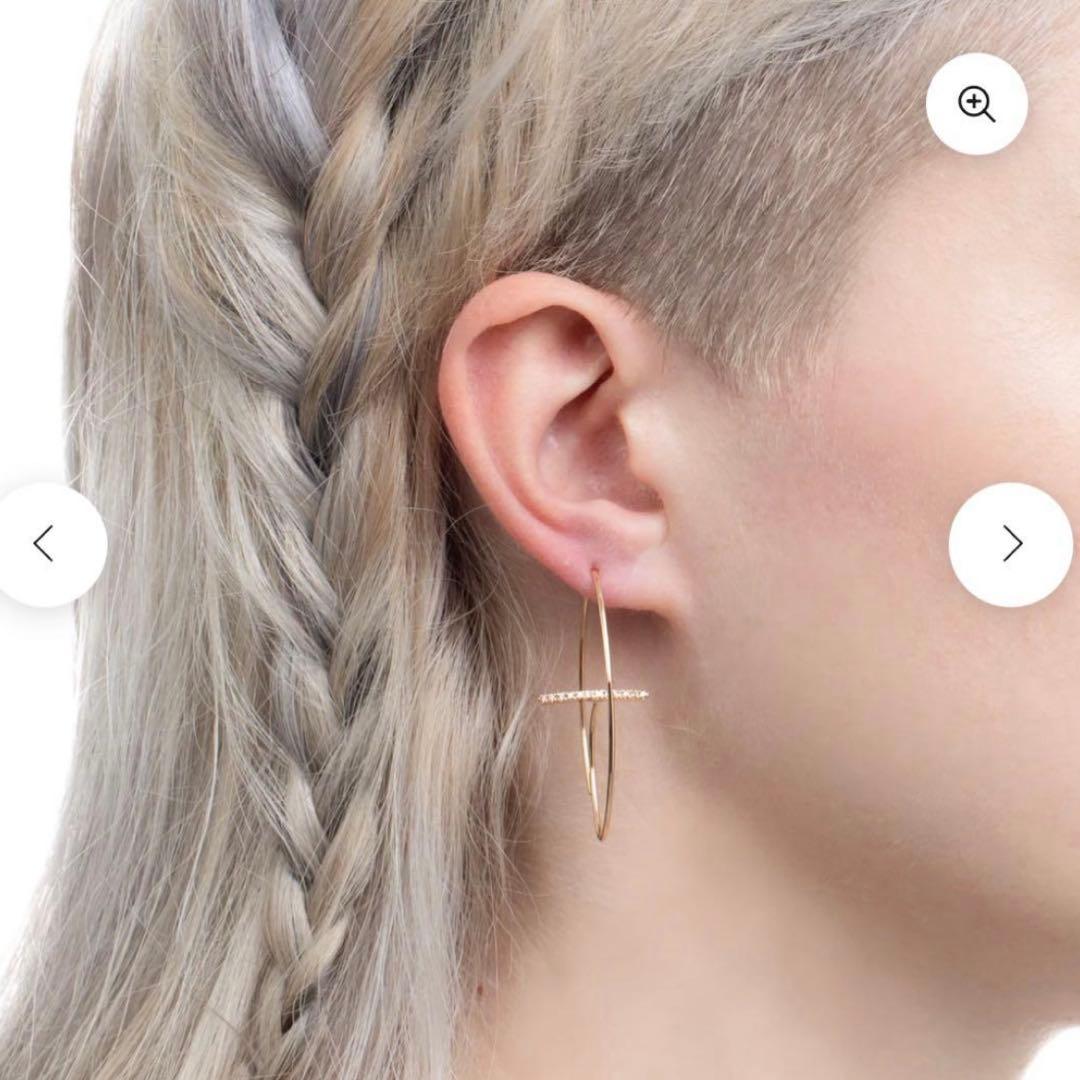 【Hirotaka】ダイヤモンドフローティングピアス★M