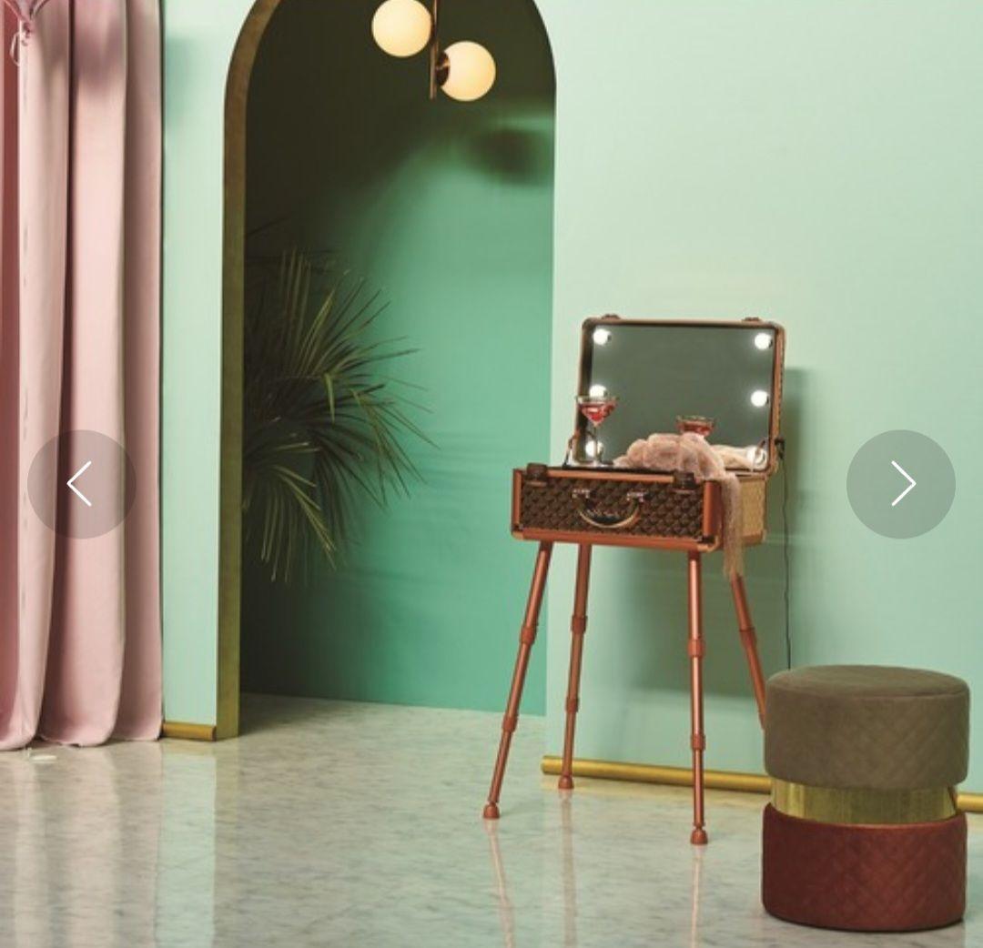 ヴァリーズ ハリウッドボックスL&椅子ジェムスツール