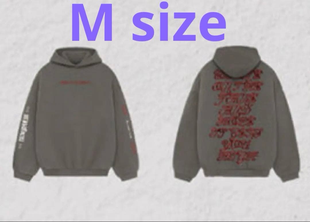 LADY GAGA MAYHEMグレー フリースパーカー M