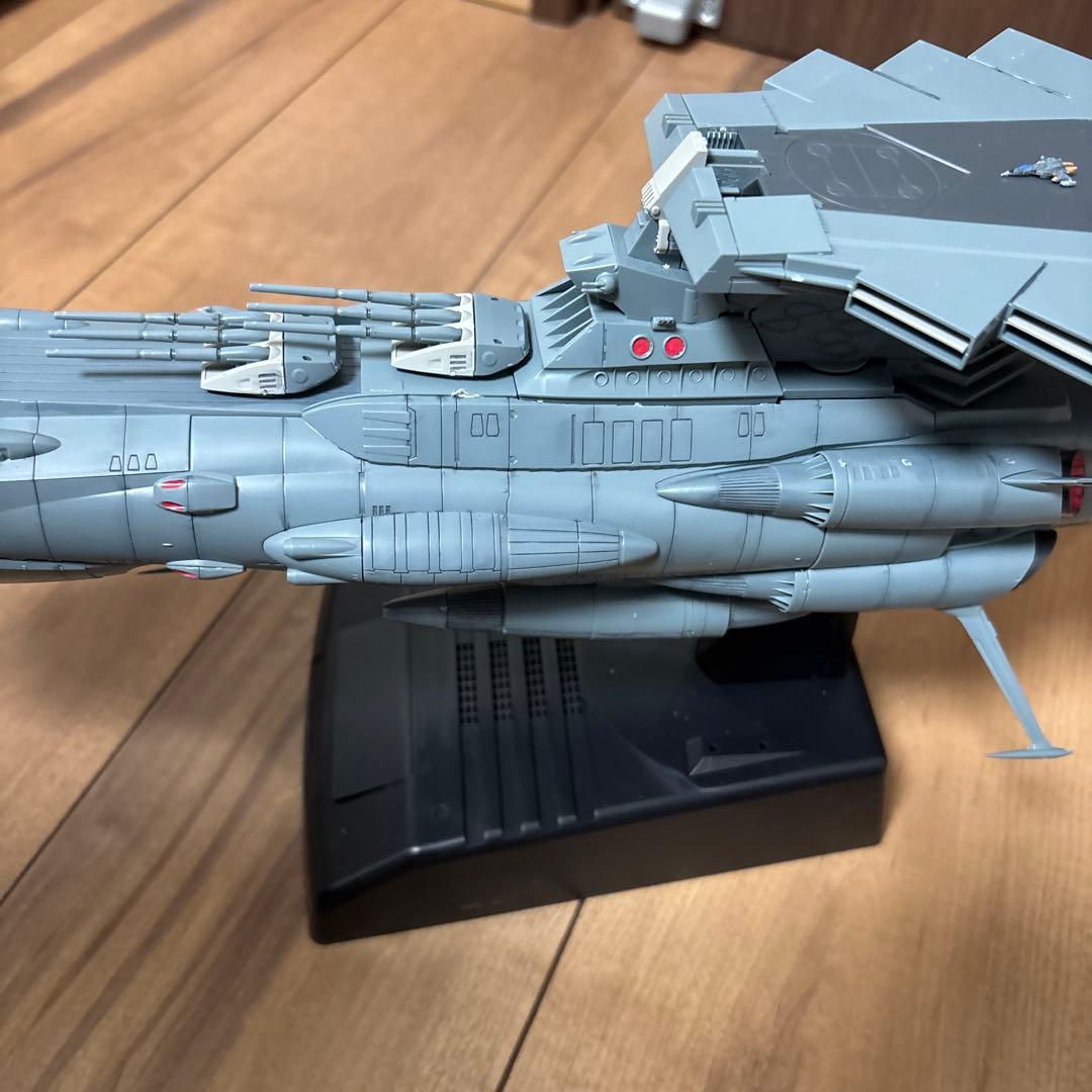 宇宙戦艦ヤマト1000分の1プラモデルアンドロメダ完成品