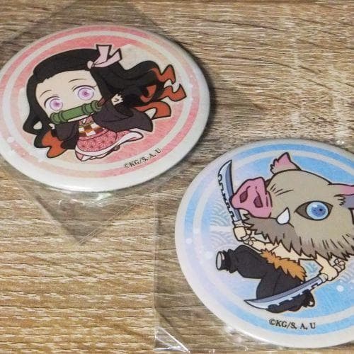 鬼滅の刃 キャラグッズ　胡蝶・煉獄・禰豆子・炭治郎 ほか▶バッチ・ラバー ほか