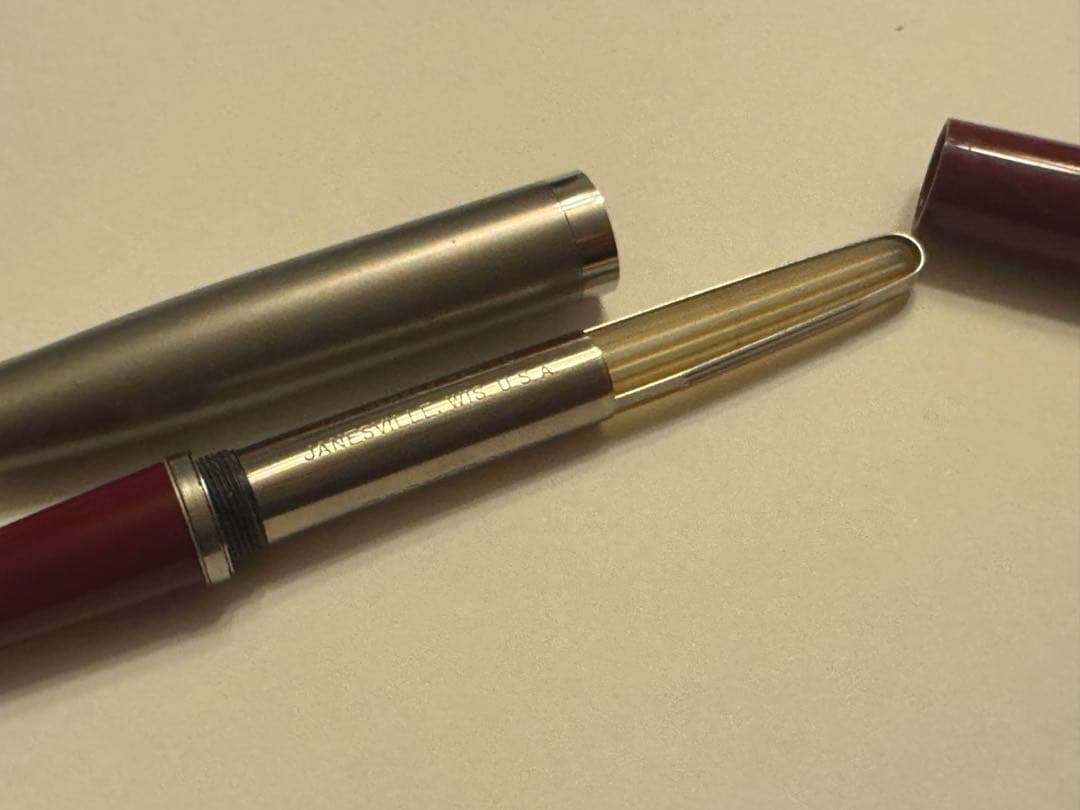 ビンテージ　PARKER５０　フーデッド14金ニブ　MADE IN U.S.A.