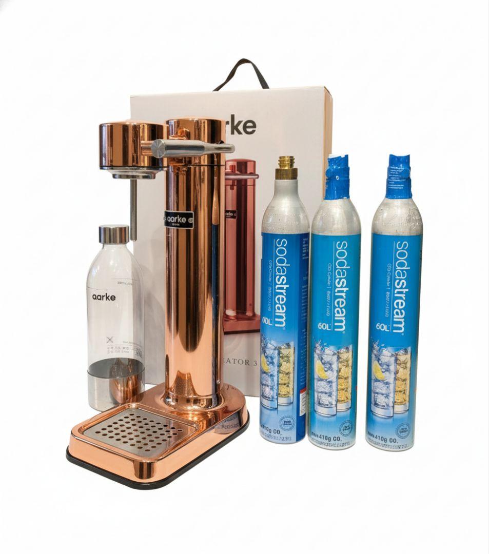 美品 aarke Carbonator 3 未使用ボトル＆ガスシリンダー付