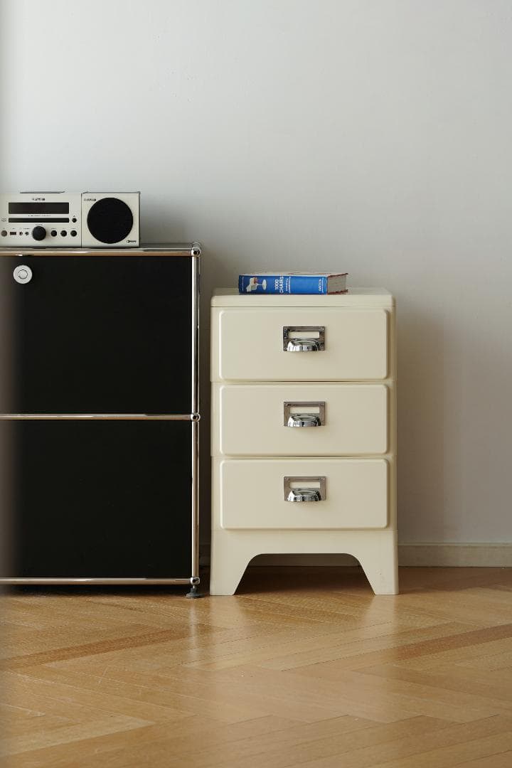 【アイボリー】チェスト 組立不要 3段 収納ケース 収納ボックス 引き出し