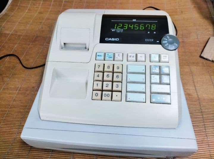 カシオレジスター　100ER　簡単便利特殊　送料込　464121