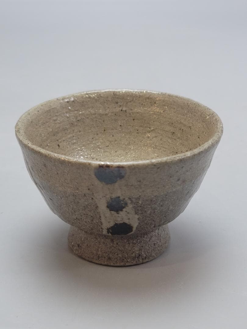 浜田晋作 造 盃 ぐい呑 共箱 点々模様 未使用 DT546