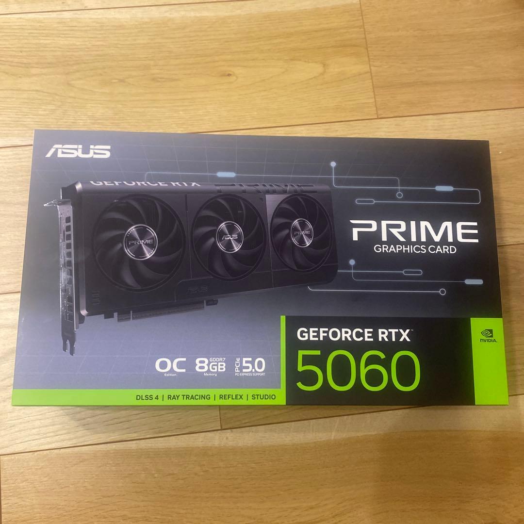 グラフィックボード・グラボ・ビデオカード ASUS GeForce RTX 5060 8GB OC PRIME