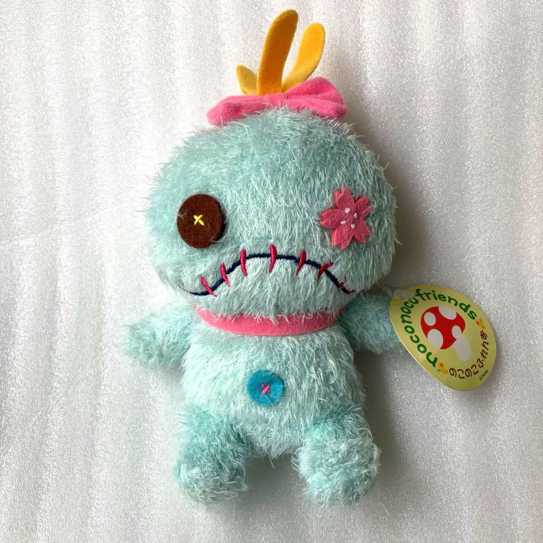 箱）のこのこふれんず 桜 スクランプ ぬいぐるみ ふわふわディズニー スティッチ