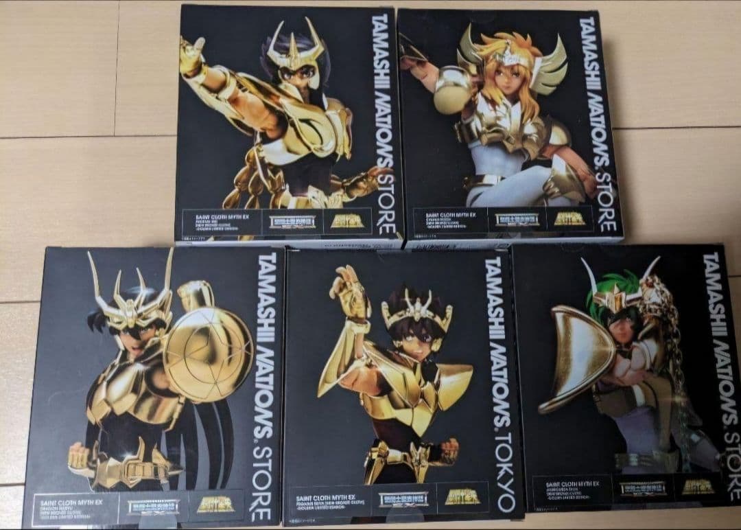 聖闘士聖衣神話EX GOLDEN LIMITED EDITION 5体セット