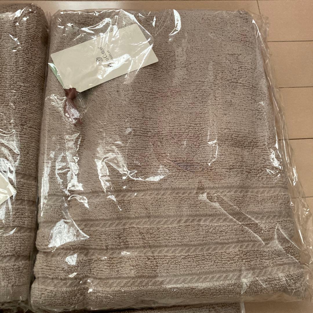 マイクロコットンバスタオル、ハンドタオルセット