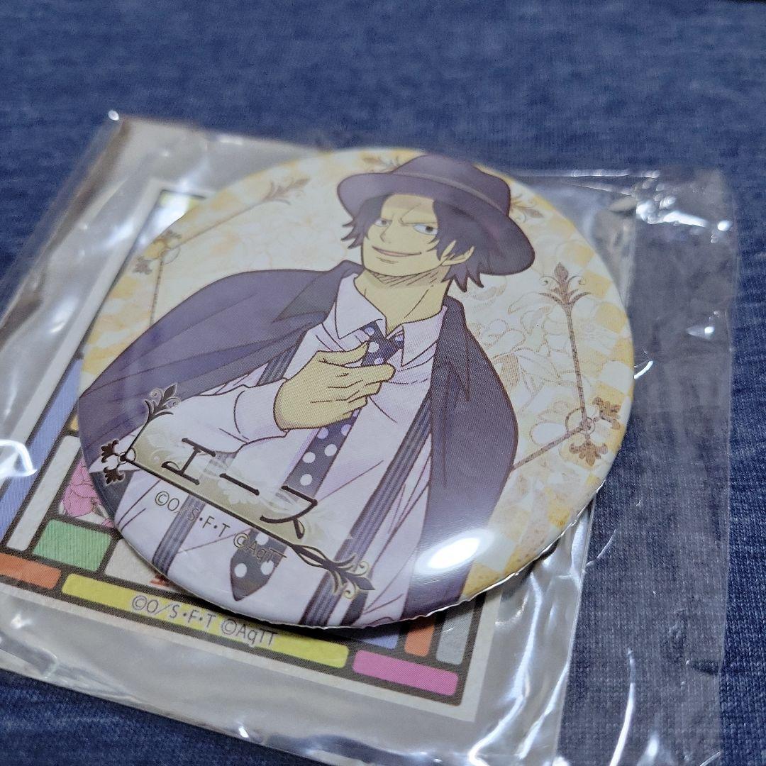 ONE PIECE　エース　缶バッジ　365日ステッカー　7点セット