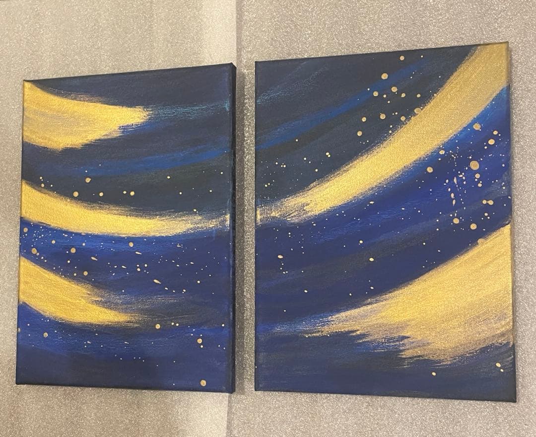 ドッジィ様 リクエスト 3点 まとめ商品（絵画　テクスチャーアート）