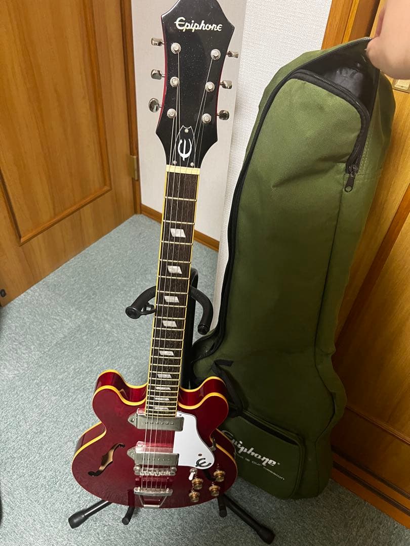 Epiphone カジノクーペ　エレキギター チェリー　ギターケース付き
