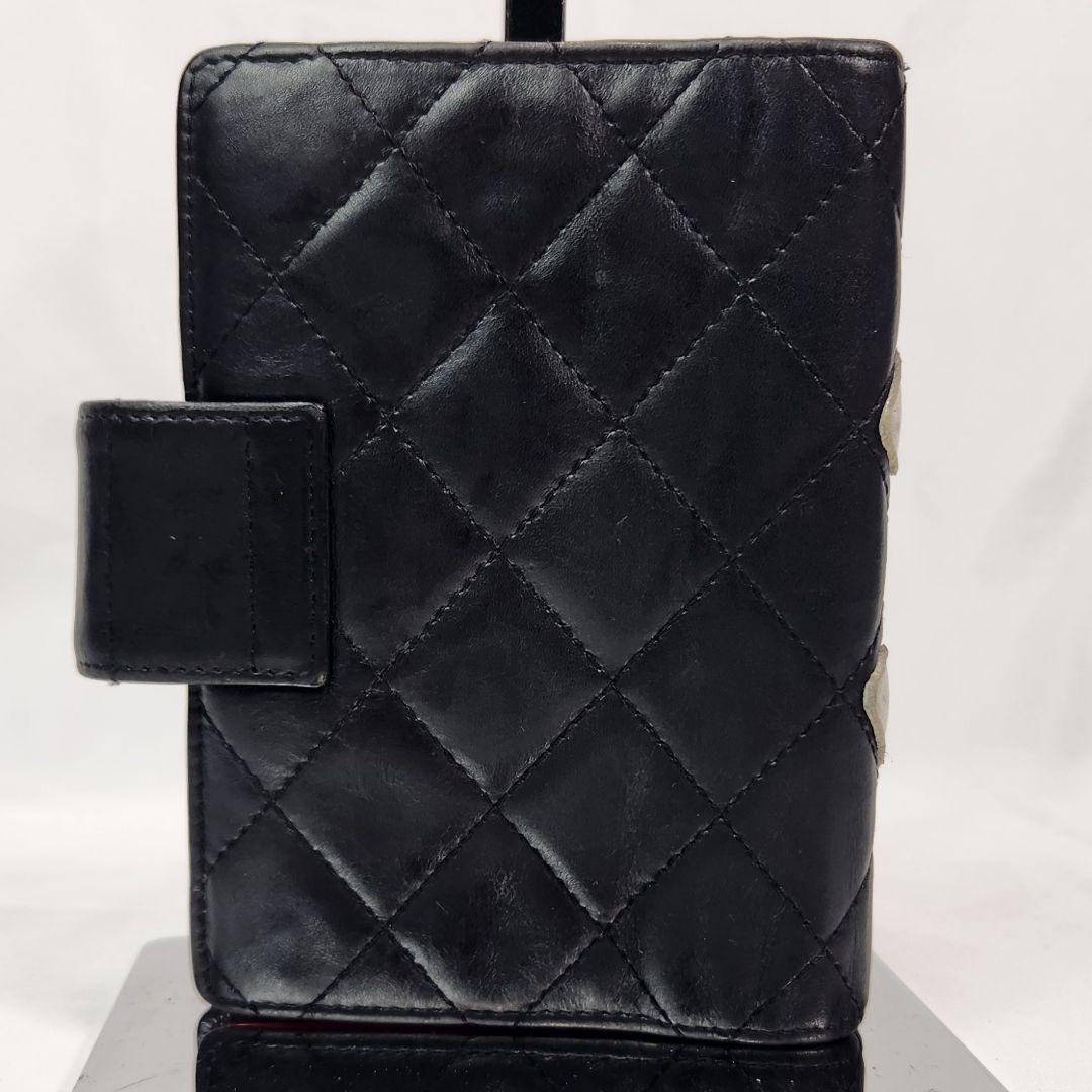 CHANEL カンボンライン システム手帳カバー 手帳ケース ラムスキン ココ