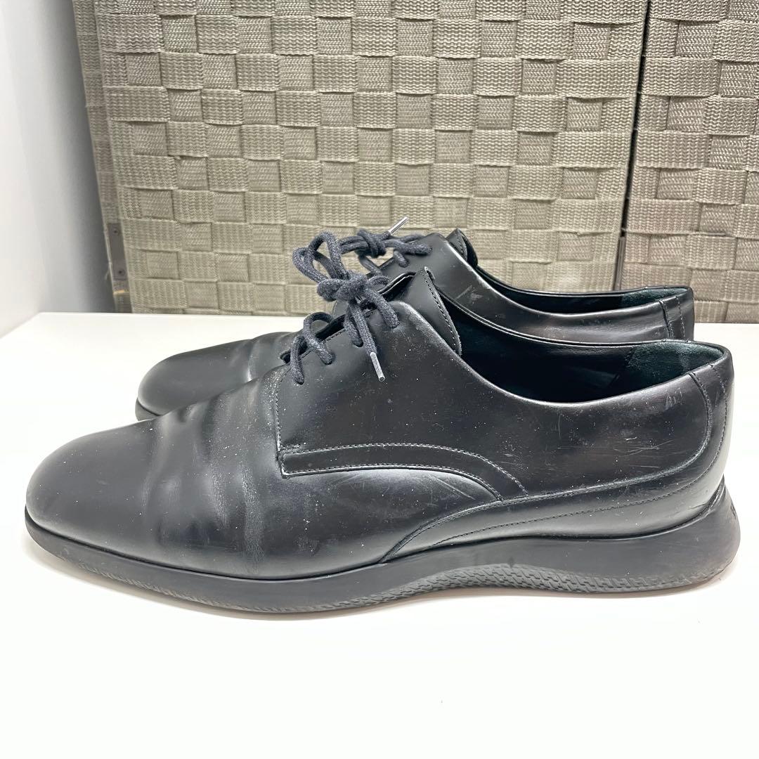 k*k様 HERMES ブラックレザードレスシューズ　43 1/2