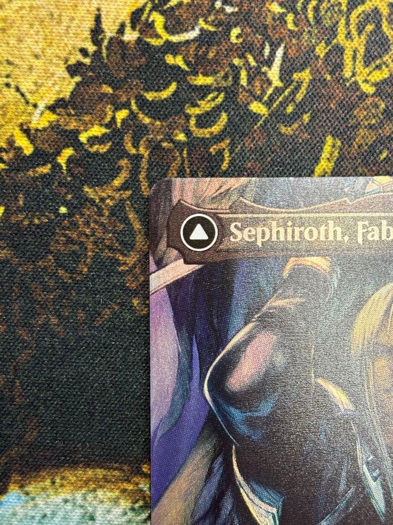 「FF・MTG英語版」[ボーダーレス]威名のソルジャー、セフィロスFOIL