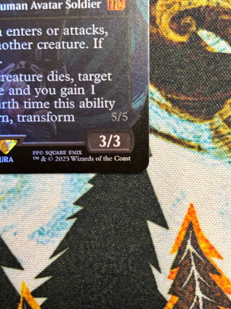 「FF・MTG英語版」[ボーダーレス]威名のソルジャー、セフィロスFOIL