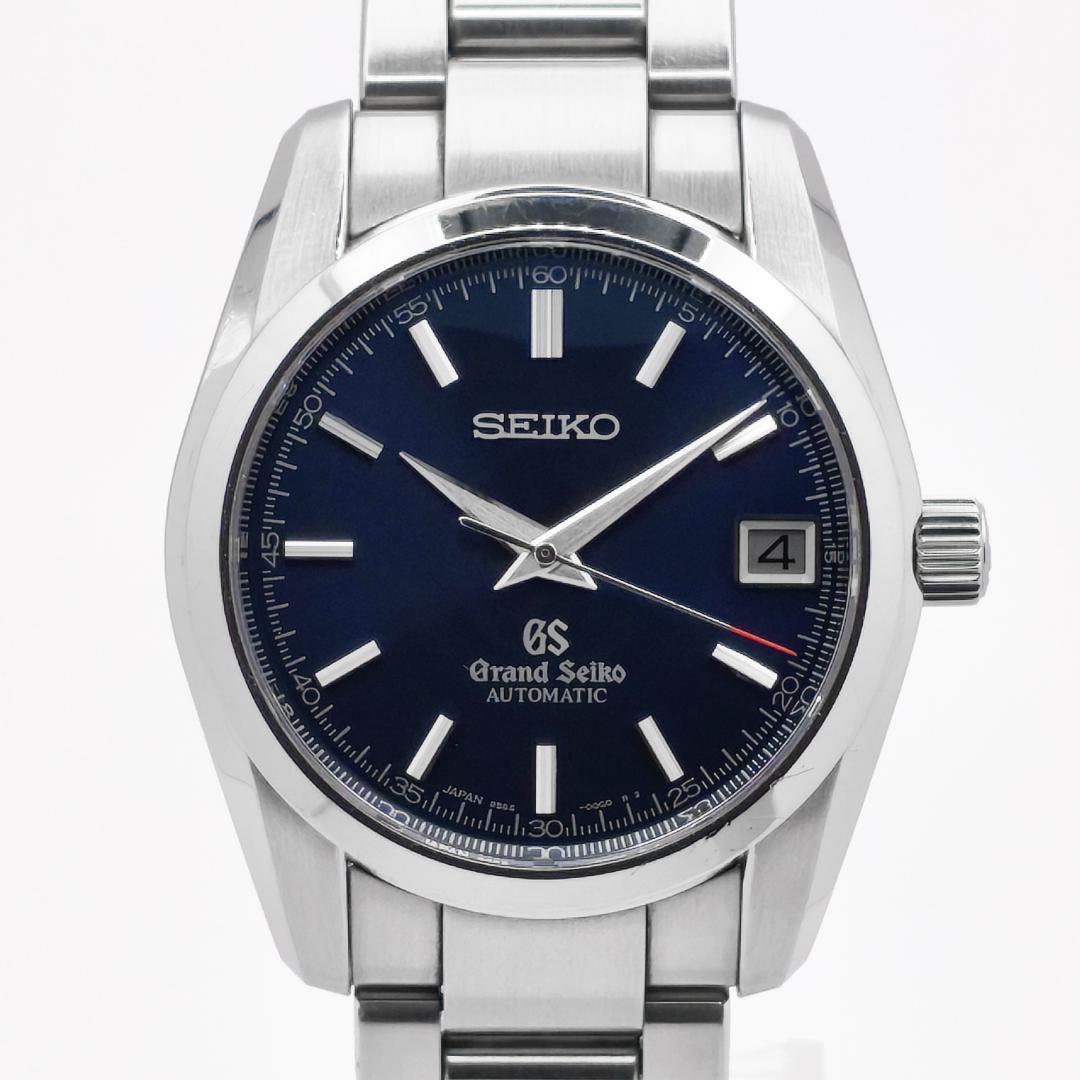 美品 グランドセイコー 9Sメカニカル 3Days デイト SBGR073 青