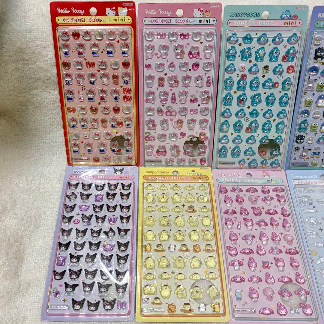 シ*ゲ様 ＊*見様 ボンボンドロップ サンリオ ミニ 8種コンプ