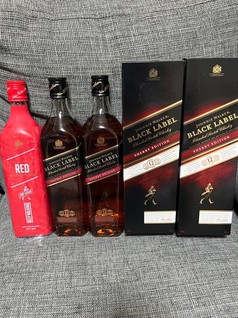 ジョニーウォーカー シェリーエディション　200year 合計3本セット