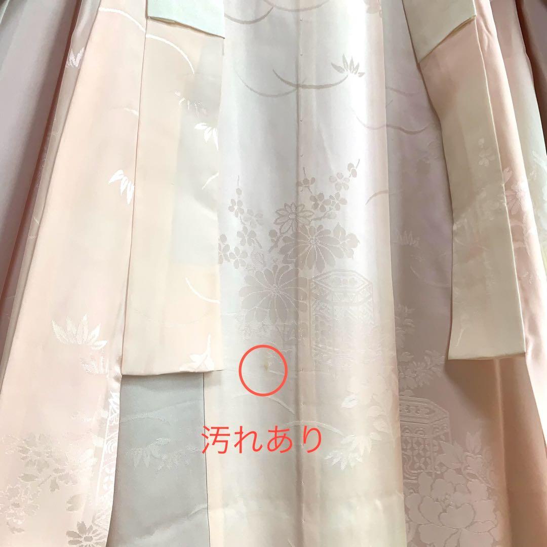 m*k様 【大特価】振袖　6点セット　蝶柄　花車　友禅　身丈166cm 朱赤系