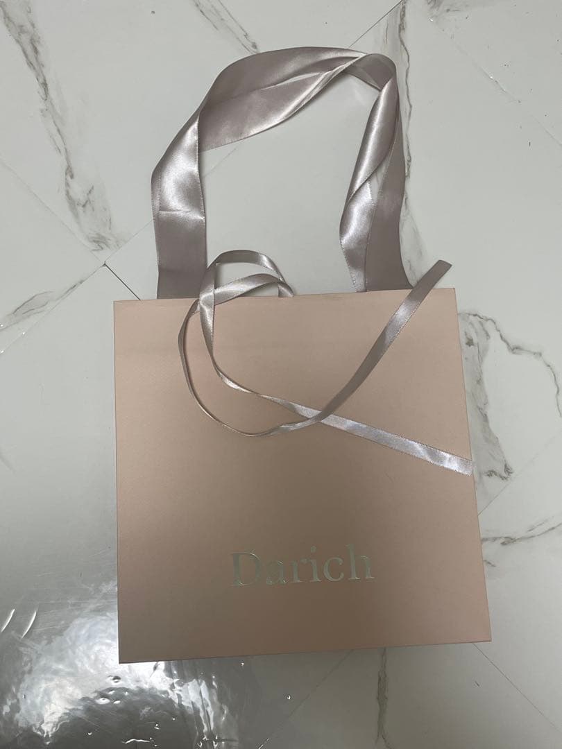 ダーリッチ【Darich】キルティングビジュースクエアバッグ ショッパー有