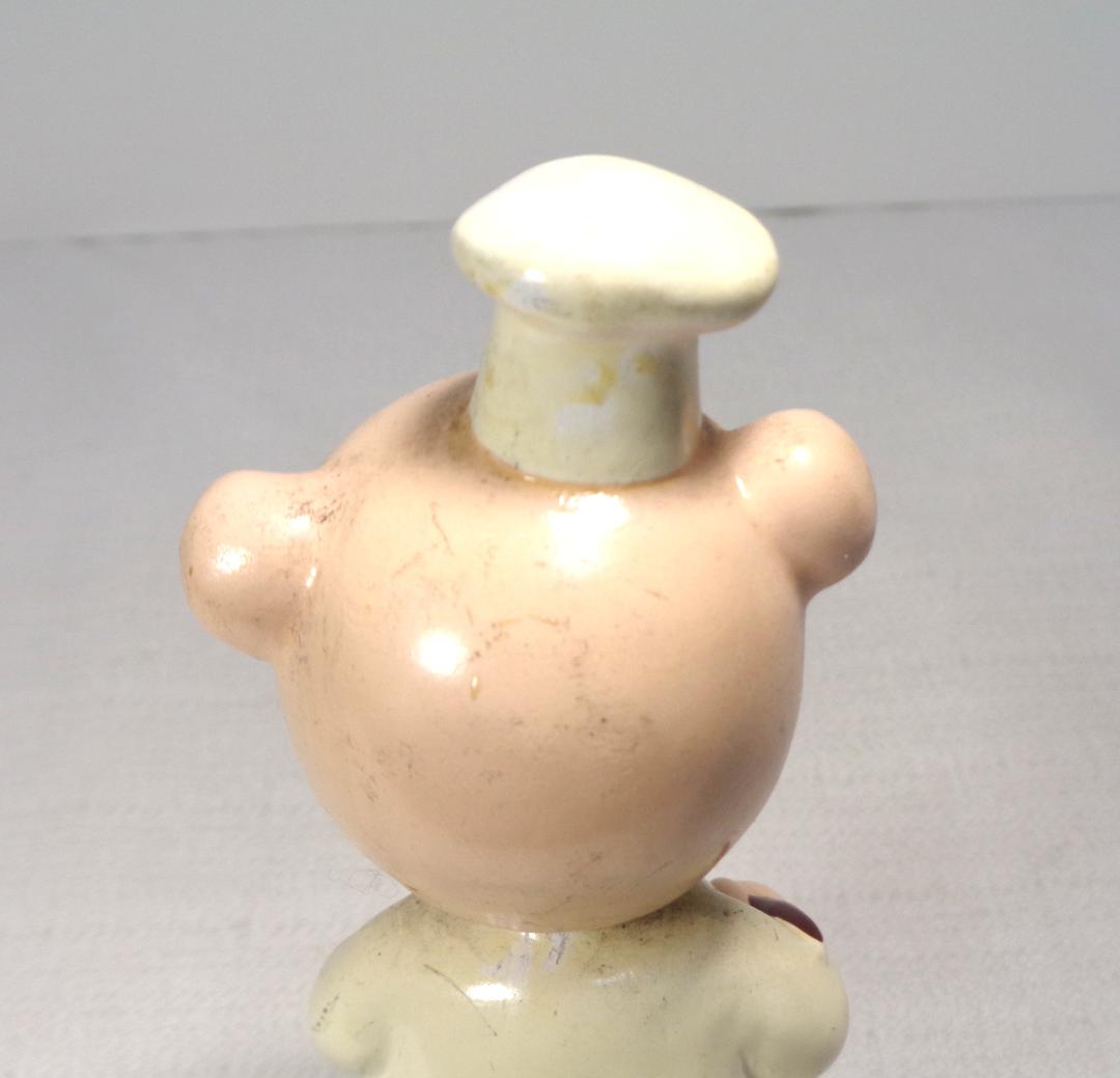 エースコック 首振り人形 POGGY COOK 陶器製