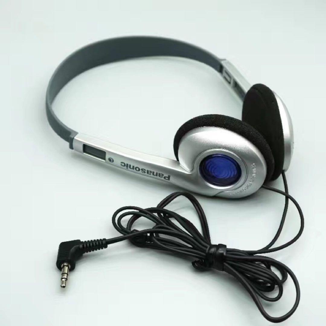 Panasonic パナソニック ヘッドホン 有線 シルバー Y2K レア