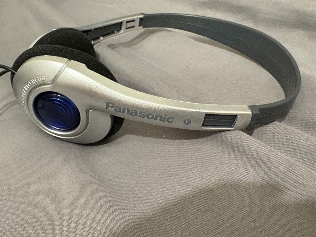 Panasonic パナソニック ヘッドホン 有線 シルバー Y2K レア