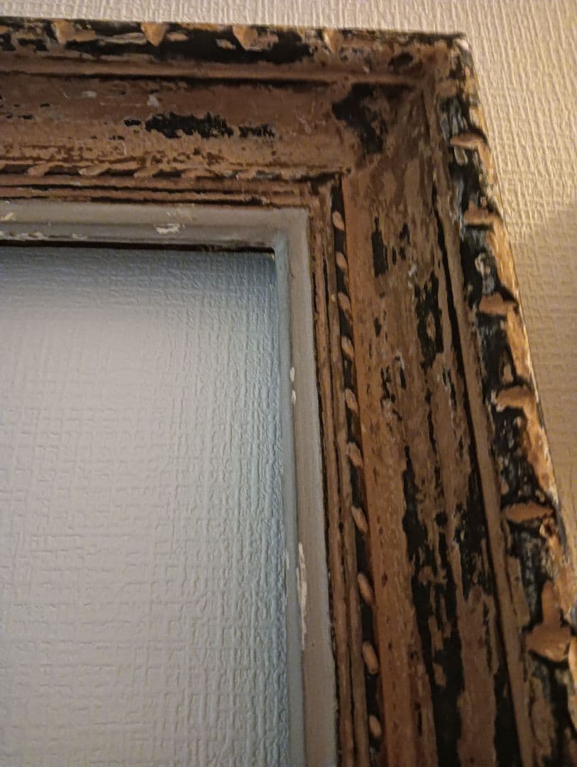 特大ビンテージ額縁　アンティーク額縁　油絵　水彩画